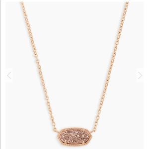 Kendra Scott Elsa necklace Dusty rose gold